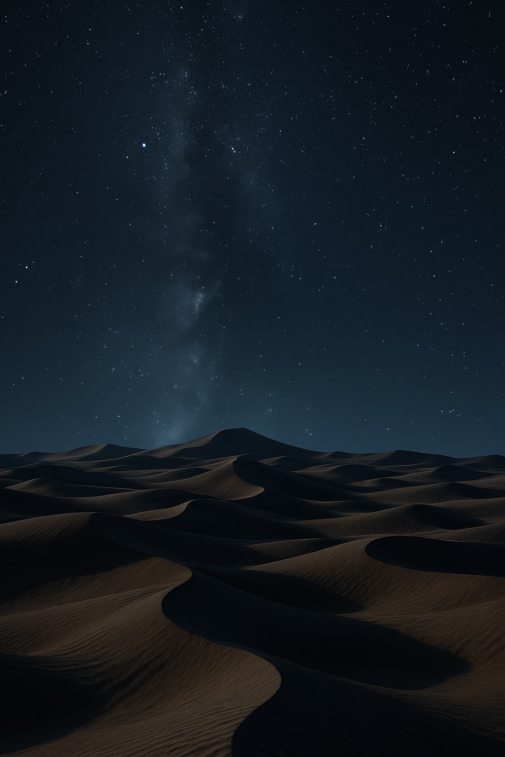 Desert at night